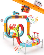 Carica l'immagine nel visualizzatore Galleria, 3D Anti-Gravity Rail Car Set - 64PCS