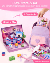 Laden Sie das Bild in den Galerie-Viewer, Dreamy Castle Magnetic Blocks