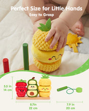 Load image into Gallery viewer, Fruit Color Sorting Stacking Toy