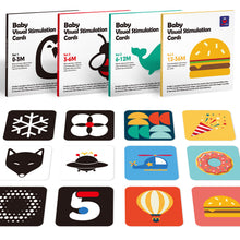 Load image into Gallery viewer, Baby Flash Cards Visual Stimulation Cards