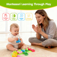 Laden Sie das Bild in den Galerie-Viewer, Silicone Sorting & Stacking Sensory Toy