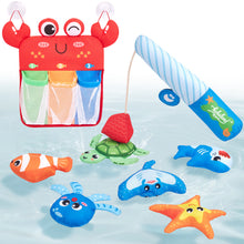 Load image into Gallery viewer, hahaland Soft Fishing Bath Toys