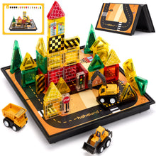 Load image into Gallery viewer, 42PCS MAGNETIC TILES CONSTRUCTION SET