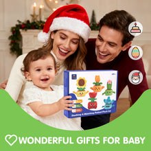 Load image into Gallery viewer, Plush Flower Garden Stacking & Sorting Toy