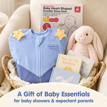 Load image into Gallery viewer, HEART-SHAPED ARMS-UP SLEEP SACK (BLUE)