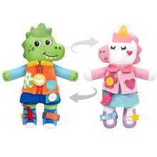 Load image into Gallery viewer, 2-in-1 Montessori Plush Busy Doll