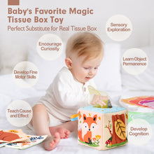 Charger l'image dans la visionneuse de la galerie, Montessori Baby Tissue Box Toy 6-12 Months