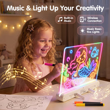 Load image into Gallery viewer, LED Drawing Board with Music