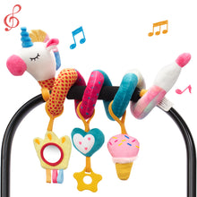 Load image into Gallery viewer, Unicorns Stroller Car Seat Toys for 0-6 Months