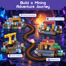Load image into Gallery viewer, CRYSTAL MINE ADVENTURE MAGNETIC BLOCKS 108PCS
