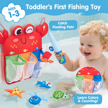 Load image into Gallery viewer, hahaland Soft Fishing Bath Toys