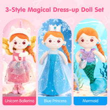 Laden Sie das Bild in den Galerie-Viewer, 3-in-1 Magical Dress-Up Doll Set