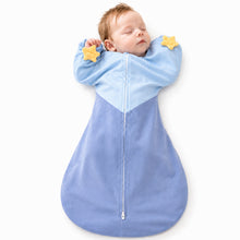 Load image into Gallery viewer, HEART-SHAPED ARMS-UP SLEEP SACK (BLUE)