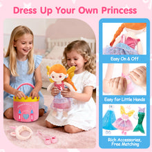 Laden Sie das Bild in den Galerie-Viewer, 3-in-1 Magical Dress-Up Doll Set