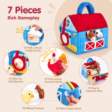Load image into Gallery viewer, Stuffed Farm Animals with Real Sounds