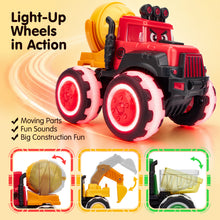 Load image into Gallery viewer, Turbo Glow Construction Crew Truck