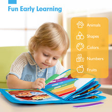 Cargar imagen en el visor de la Galería, Noah's Ark Toy Busy Book for Toddlers 1-3