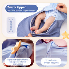 Load image into Gallery viewer, HEART-SHAPED ARMS-UP SLEEP SACK (BLUE)