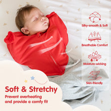Load image into Gallery viewer, HEART-SHAPED ARMS-UP SLEEP SACK (RED)