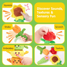 Load image into Gallery viewer, Plush Flower Garden Stacking & Sorting Toy