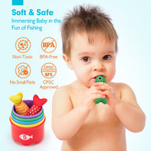 Laden Sie das Bild in den Galerie-Viewer, Toddler Montessori Fishing Toys for 1 Year Old