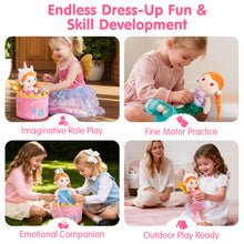 Laden Sie das Bild in den Galerie-Viewer, 3-in-1 Magical Dress-Up Doll Set