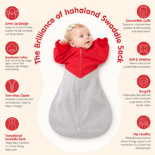 Load image into Gallery viewer, HEART-SHAPED ARMS-UP SLEEP SACK (RED)