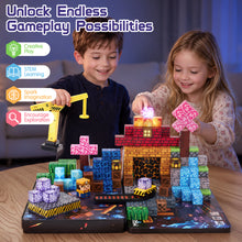 Load image into Gallery viewer, CRYSTAL MINE ADVENTURE MAGNETIC BLOCKS 108PCS