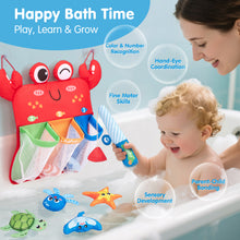 Load image into Gallery viewer, hahaland Soft Fishing Bath Toys