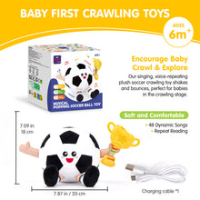 Load image into Gallery viewer, Baby Crawling Plush Toy - Soccer