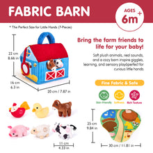 Load image into Gallery viewer, Stuffed Farm Animals with Real Sounds