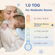 Load image into Gallery viewer, HEART-SHAPED ARMS-UP SLEEP SACK (BLUE)