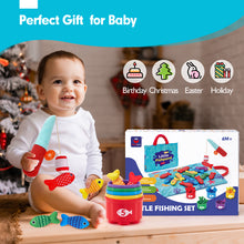 Laden Sie das Bild in den Galerie-Viewer, Toddler Montessori Fishing Toys for 1 Year Old