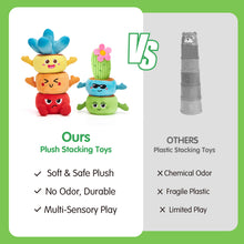 Load image into Gallery viewer, Plush Flower Garden Stacking & Sorting Toy