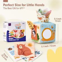 Charger l'image dans la visionneuse de la galerie, Montessori Baby Tissue Box Toy 6-12 Months