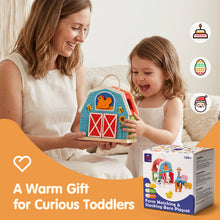 Load image into Gallery viewer, Farm Matching & Stacking Barn Playset