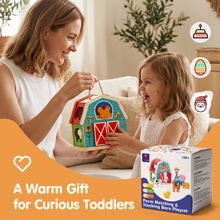 Load image into Gallery viewer, Farm Matching & Stacking Barn Playset