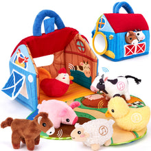 Load image into Gallery viewer, Stuffed Farm Animals with Real Sounds