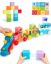 Laden Sie das Bild in den Galerie-Viewer, Large Magnetic Blocks Train Set