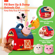 Load image into Gallery viewer, Montessori Farm Animal Set for 6-12 Months