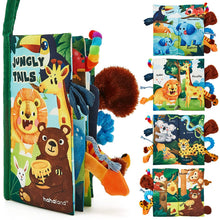 Load image into Gallery viewer, Baby First Cloth Books Jungly Tails & Marine Life