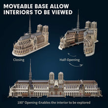 Laden Sie das Bild in den Galerie-Viewer, 3D Puzzles Notre Dame de Paris Church - Hahaland