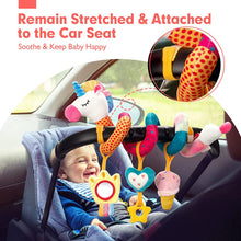 Load image into Gallery viewer, Unicorns Stroller Car Seat Toys for 0-6 Months