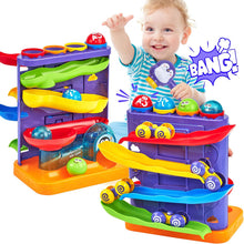 Charger l'image dans la visionneuse de la galerie, Pound Balls Car Ramp Race Track Toddler Toys