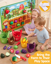 Load image into Gallery viewer, Farm Harvest Play Food Set
