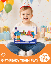 Laden Sie das Bild in den Galerie-Viewer, Large Magnetic Blocks Train Set
