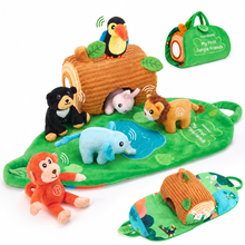 Cargar imagen en el visor de la Galería, My First Plush Jungle Friend Set
