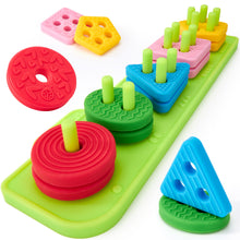 Laden Sie das Bild in den Galerie-Viewer, Silicone Sorting &amp; Stacking Sensory Toy
