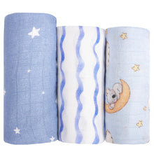 Load image into Gallery viewer, Muslin Swaddle Blankets Bamboo - 4 Types
