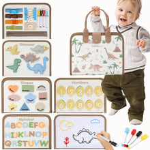 Load image into Gallery viewer, Montessori Busy Board for Toddlers 2-4
